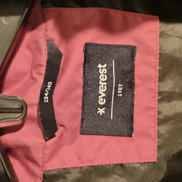 Plum colored Everest youth rain gear set - Picture 3 of 4